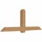 Ekena Millwork Eugene Smooth Timber Gable Bracket, Western Red Cedar, 84"W x 31"H x 5 1/2"D x 5 1/2"F, 9/12 Pitch GBW084X31X0606EUG00SWR - alternate 2